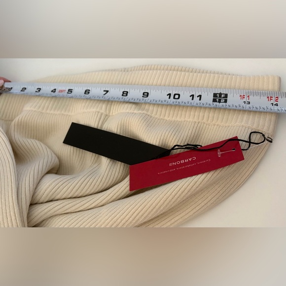 Carbon38 | Ribbed Wide leg Pants - Picture 9 of 9